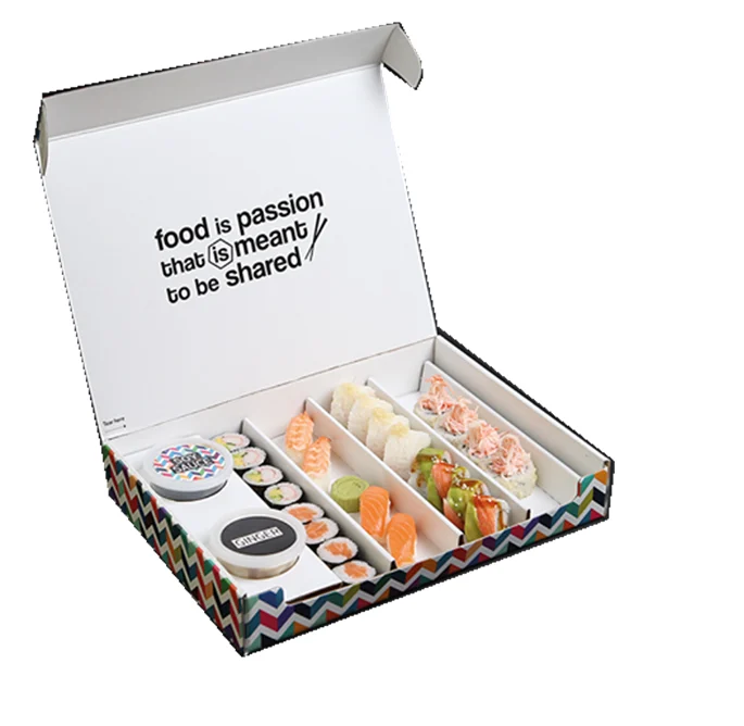 Custom Product Packaging Box for Sushi