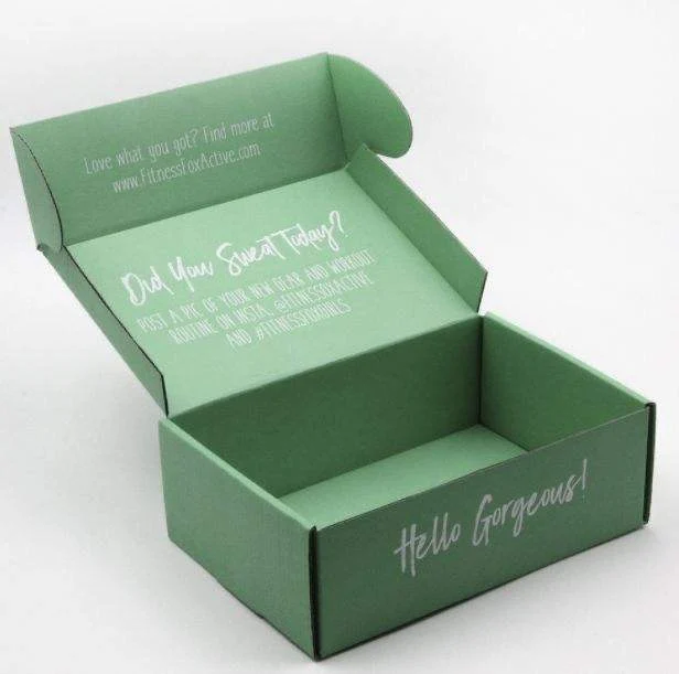 Custom Corrugated Mailer Box for Apparel