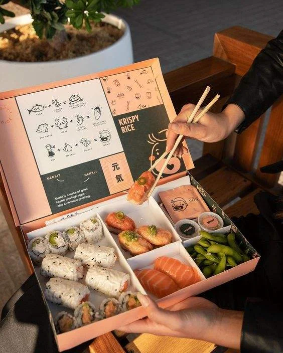 Custom Product Packaging Box for Sushi