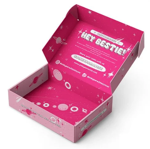 Custom Corrugated Mailer Box for Skincare