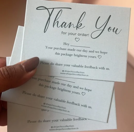 Custom Printed Card