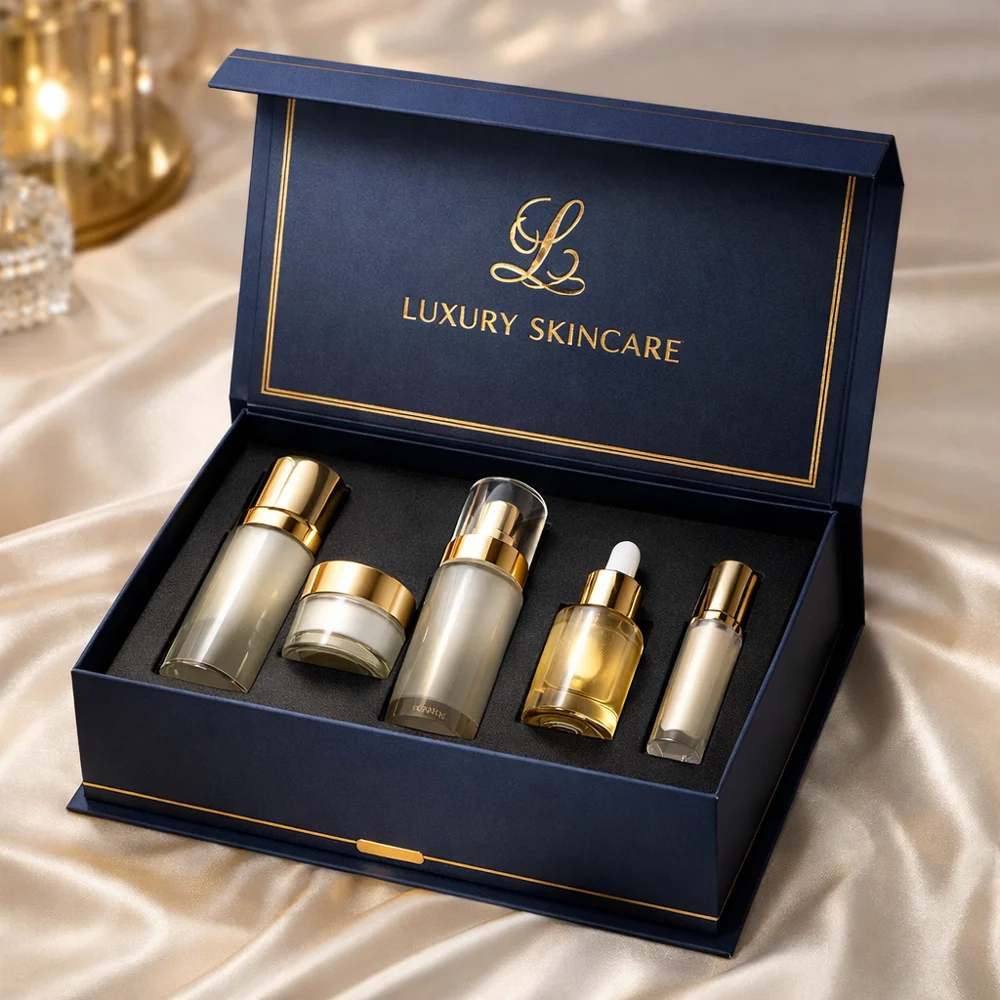 Custom Magnetic Gift Box for Skincare