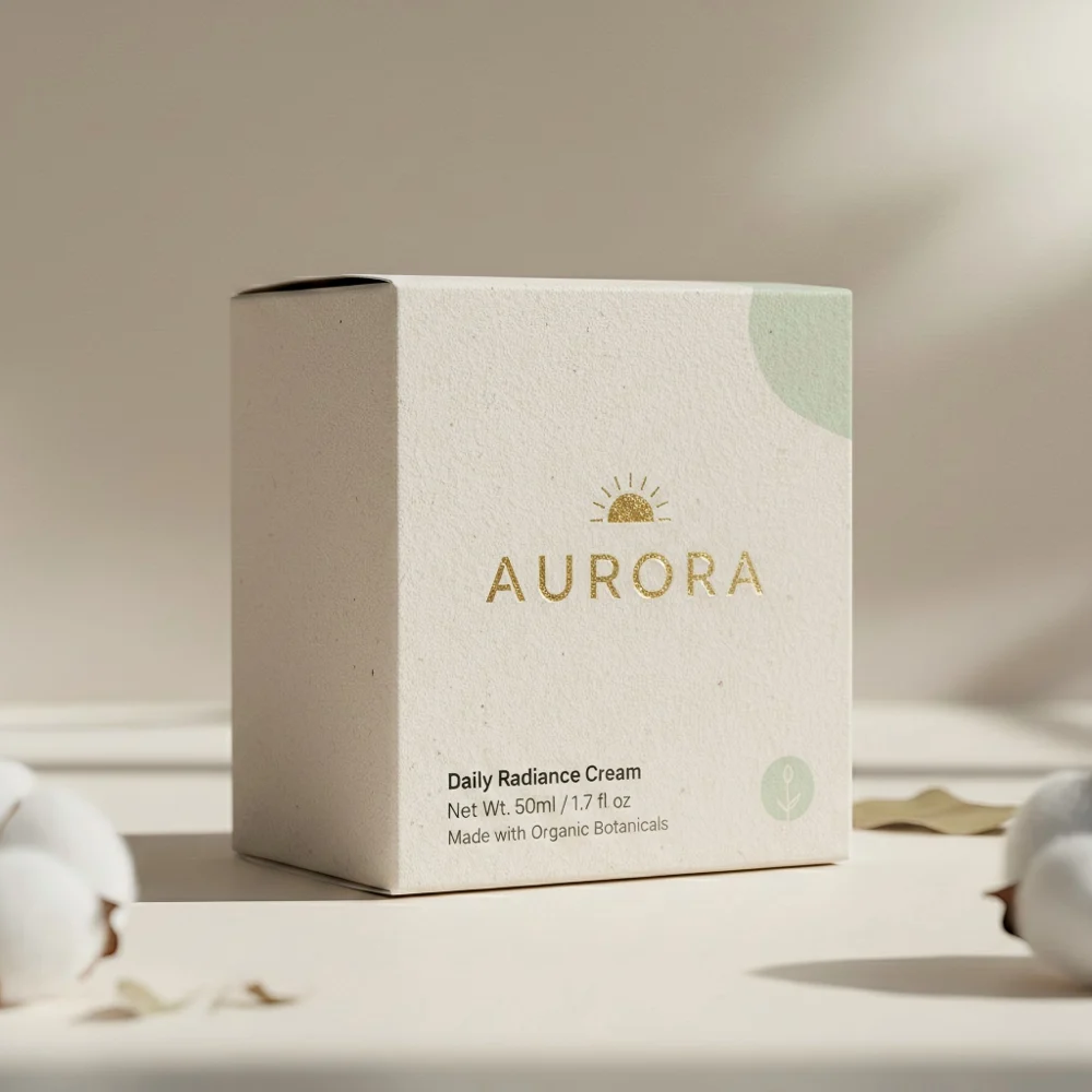 Custom Printed Carton for Skincare