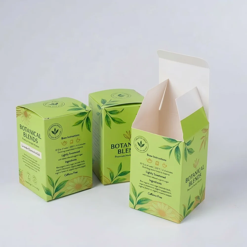 Custom Product Packaging Box for Tea
