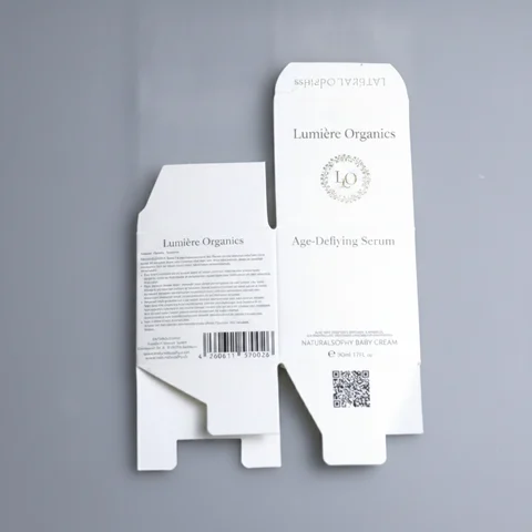 Custom Printed Carton for Serum