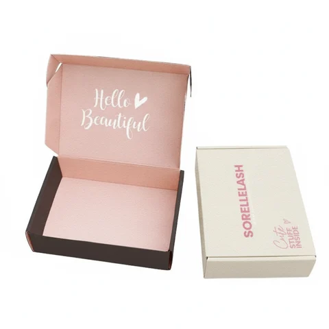 Custom Corrugated Mailer Box for Skincare