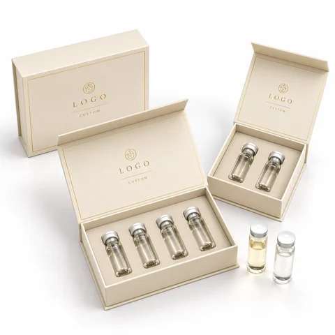 Custom Magnetic Vial Box for Serum