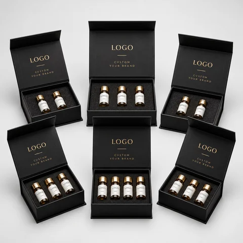 Custom Magnetic Vial Box for Perfume