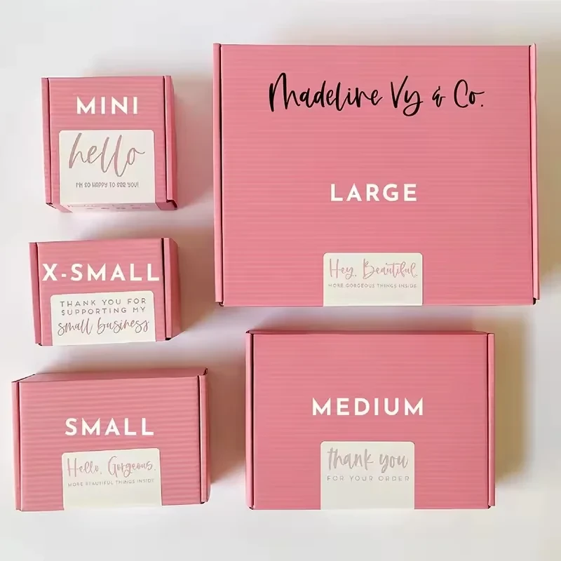 Pink Corrugated Lash Mailer