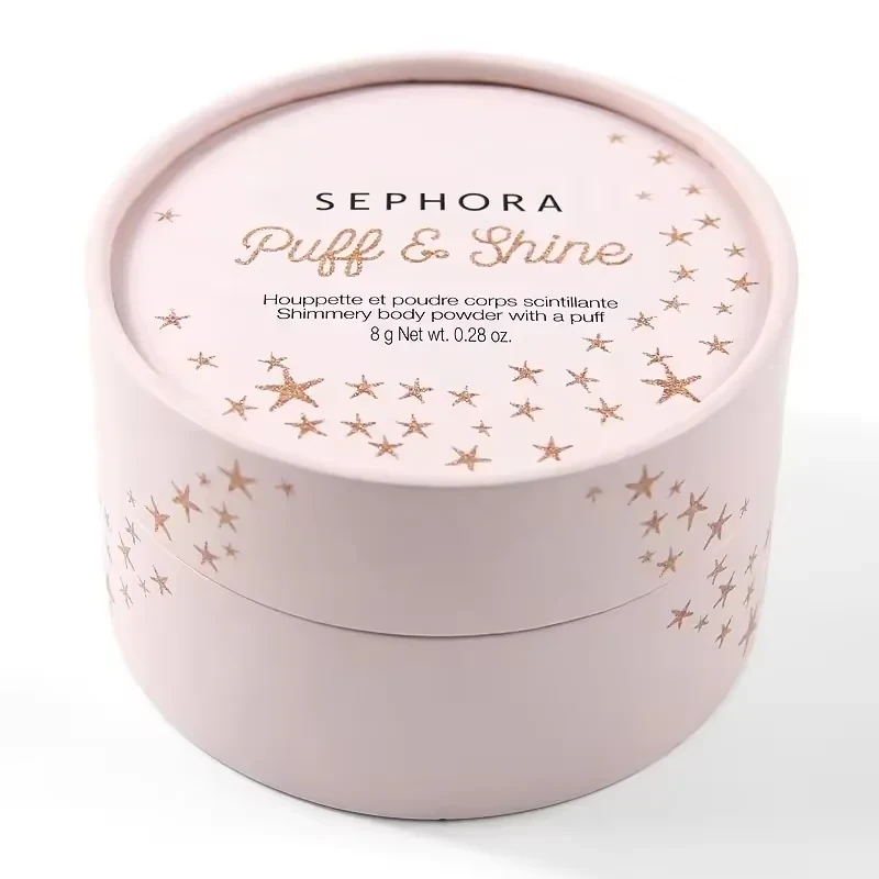 Round Cosmetic Paper Tube Presentation