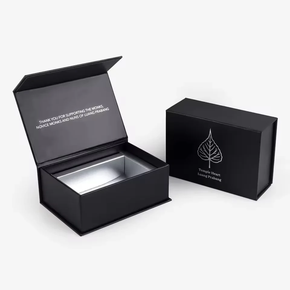 Black Book-Style Gift Box with Insert
