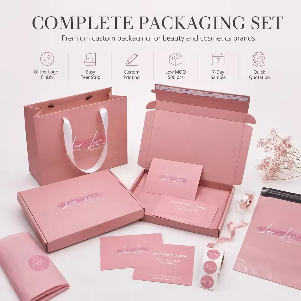 Glitter Beauty Mailer Packaging Set