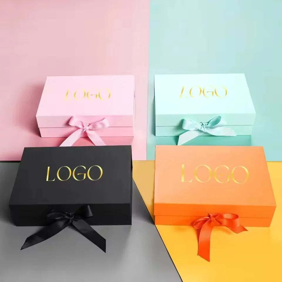 Ribbon-Tied Magnetic Gift Box