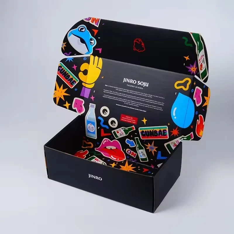 Folding Corrugated Apparel and Shoe Box