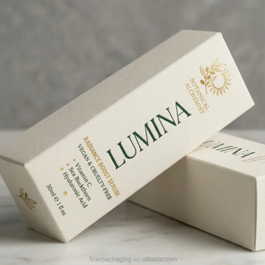 Cream Lip Product Carton
