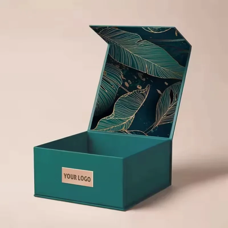 Large Matte Flip-Top Magnetic Package Box