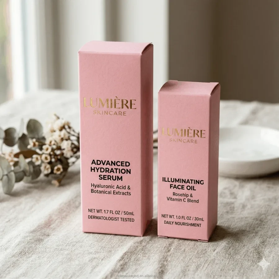 Pink Serum Carton Pair