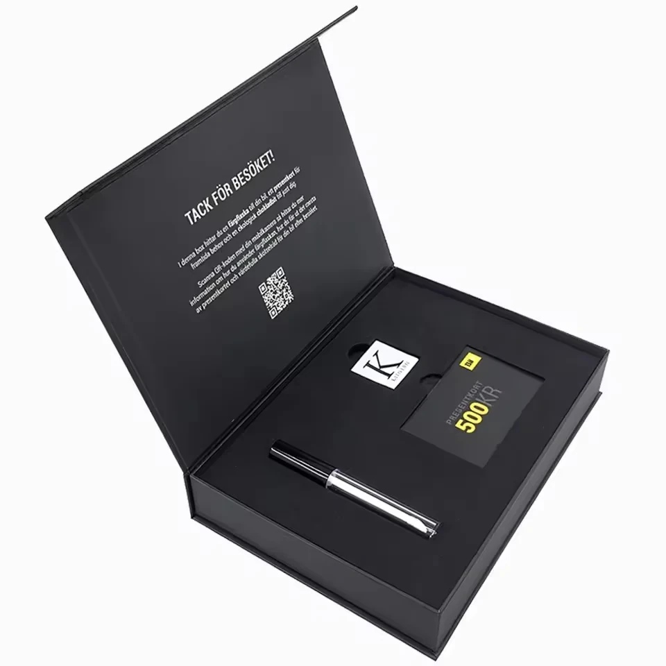 Black Magnetic PR Presentation Box