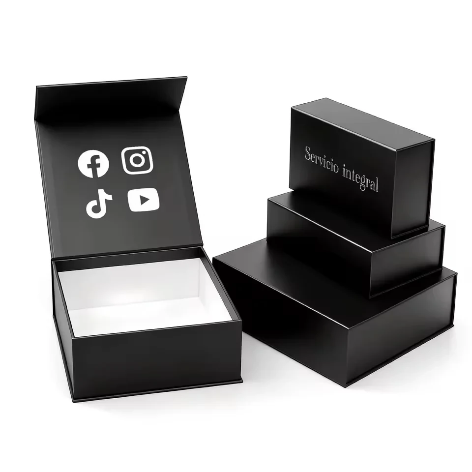 Folding Rigid Magnetic-Lid Gift Box