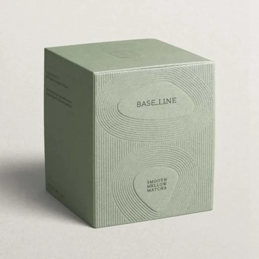 Green Textured Cosmetic Carton