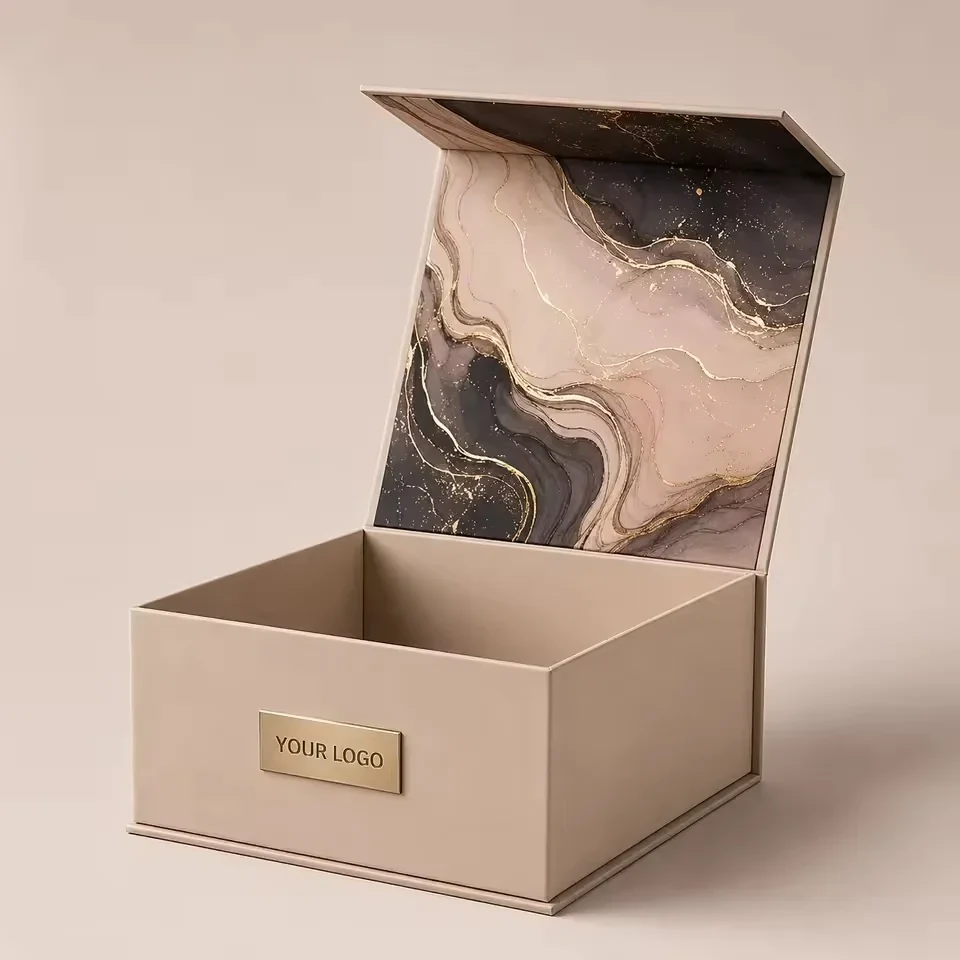 Folded Magnetic Apparel Packaging Box
