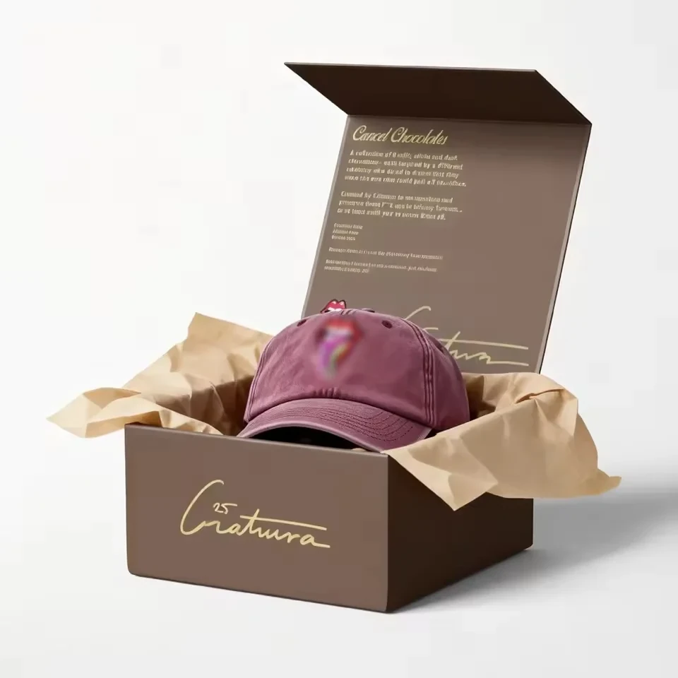Foldable Magnetic Hat Gift Box