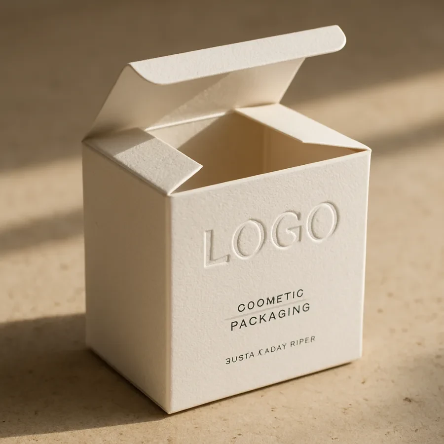 Ivory Cream Jar Carton