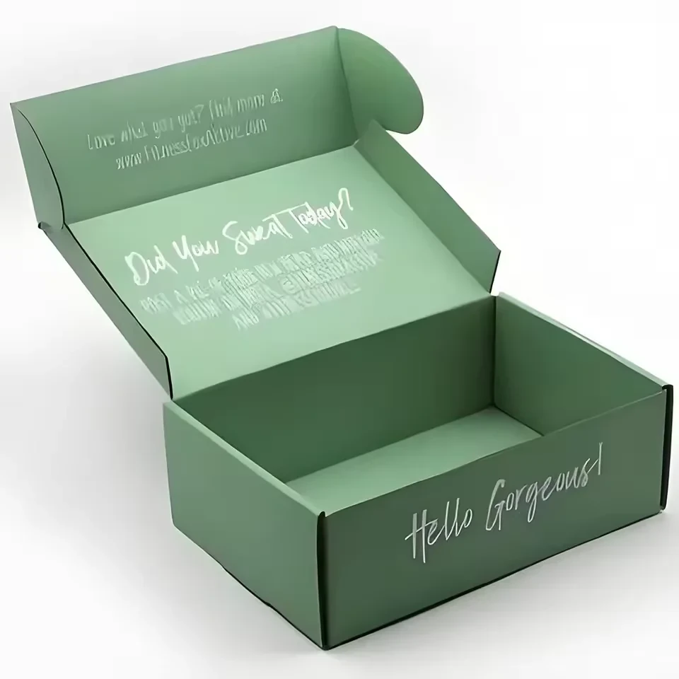 Large Corrugated Shoe Postal Mailer