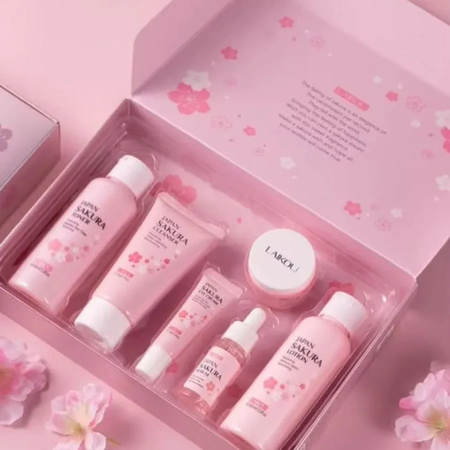 Pink Skincare Gift Set Box