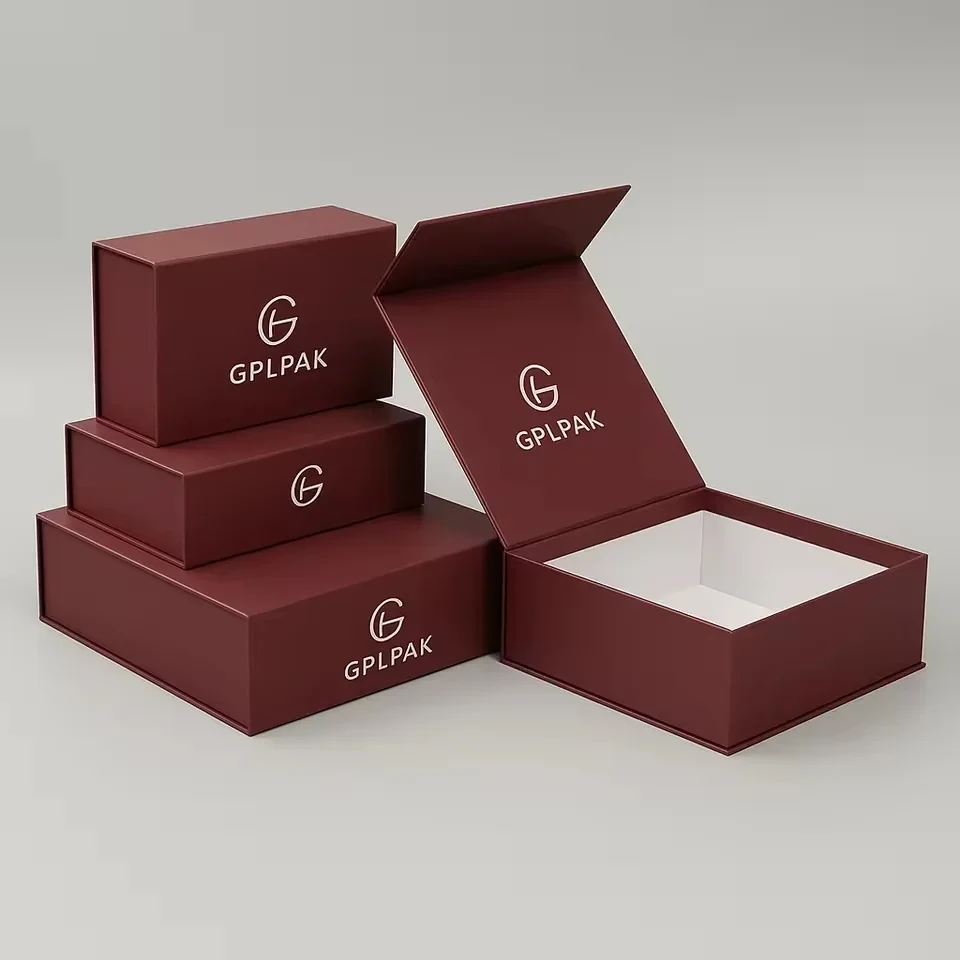 Large Black Matte Magnetic Gift Packaging