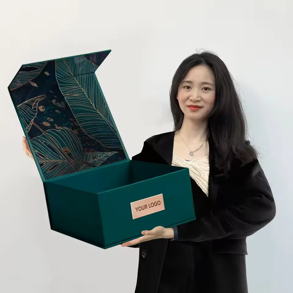 Printed Rigid Paperboard Magnetic Gift Box