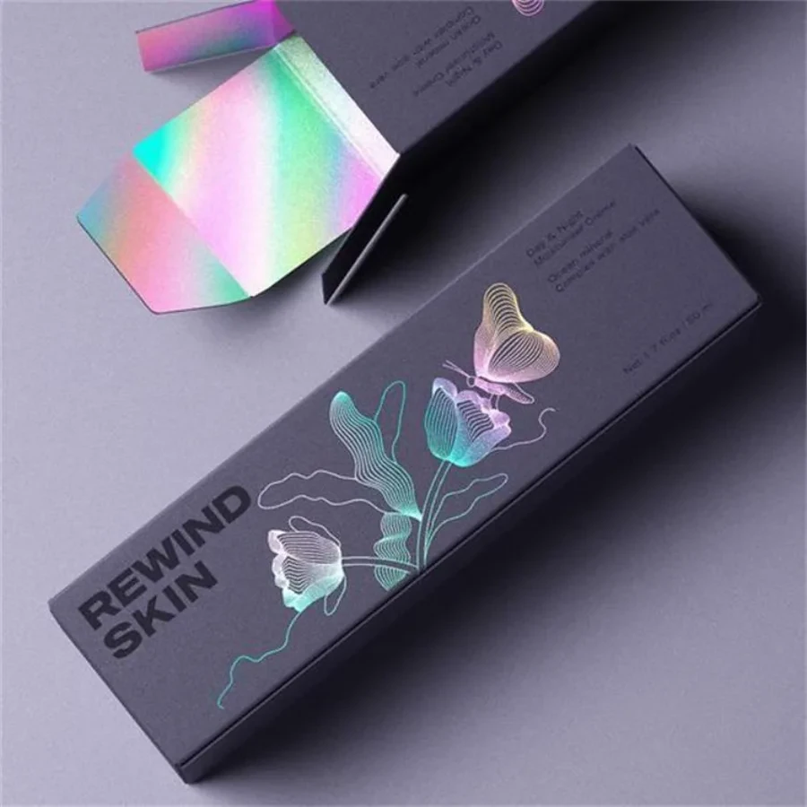Holographic-Look Serum Carton