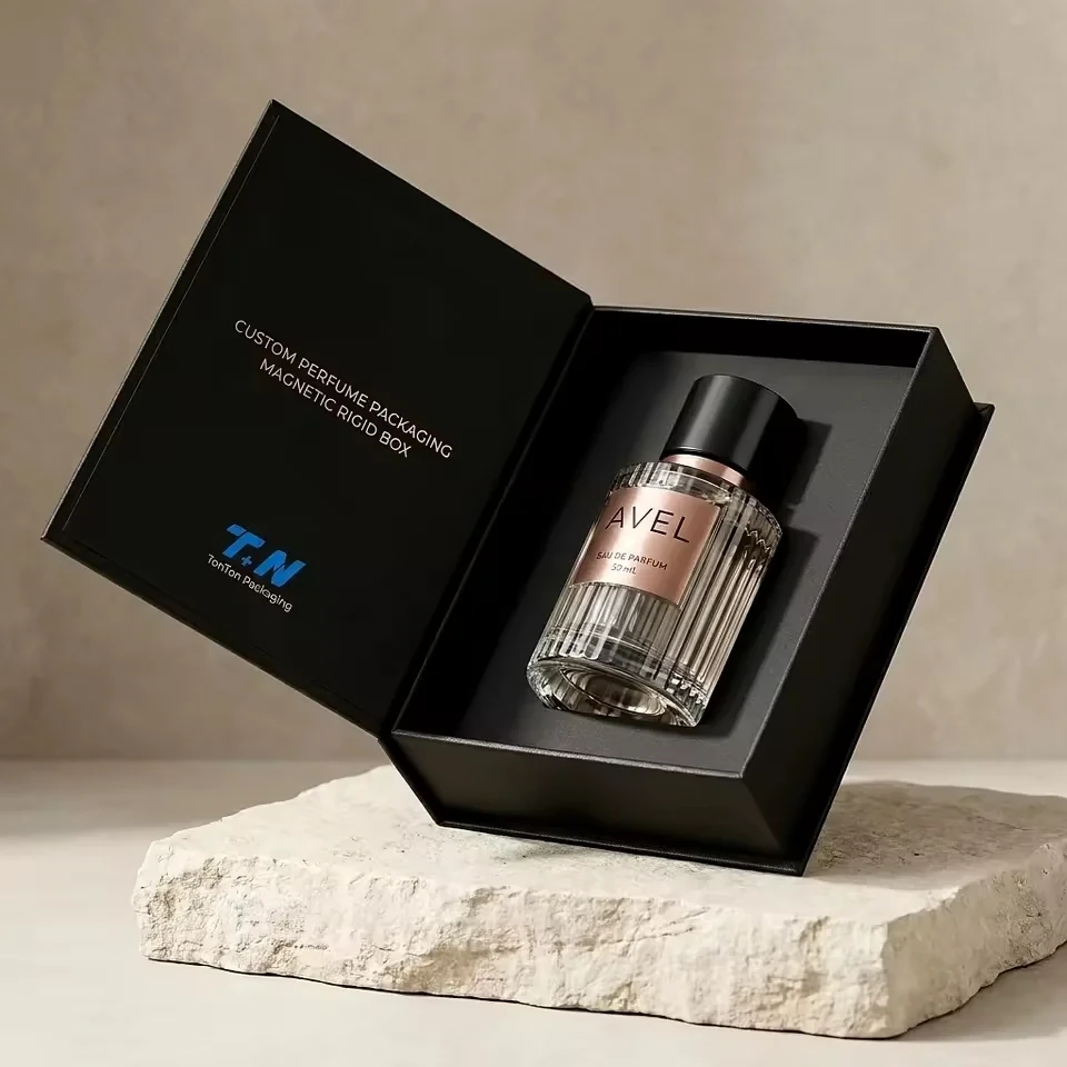 Black Book-Style Fragrance Presentation Box