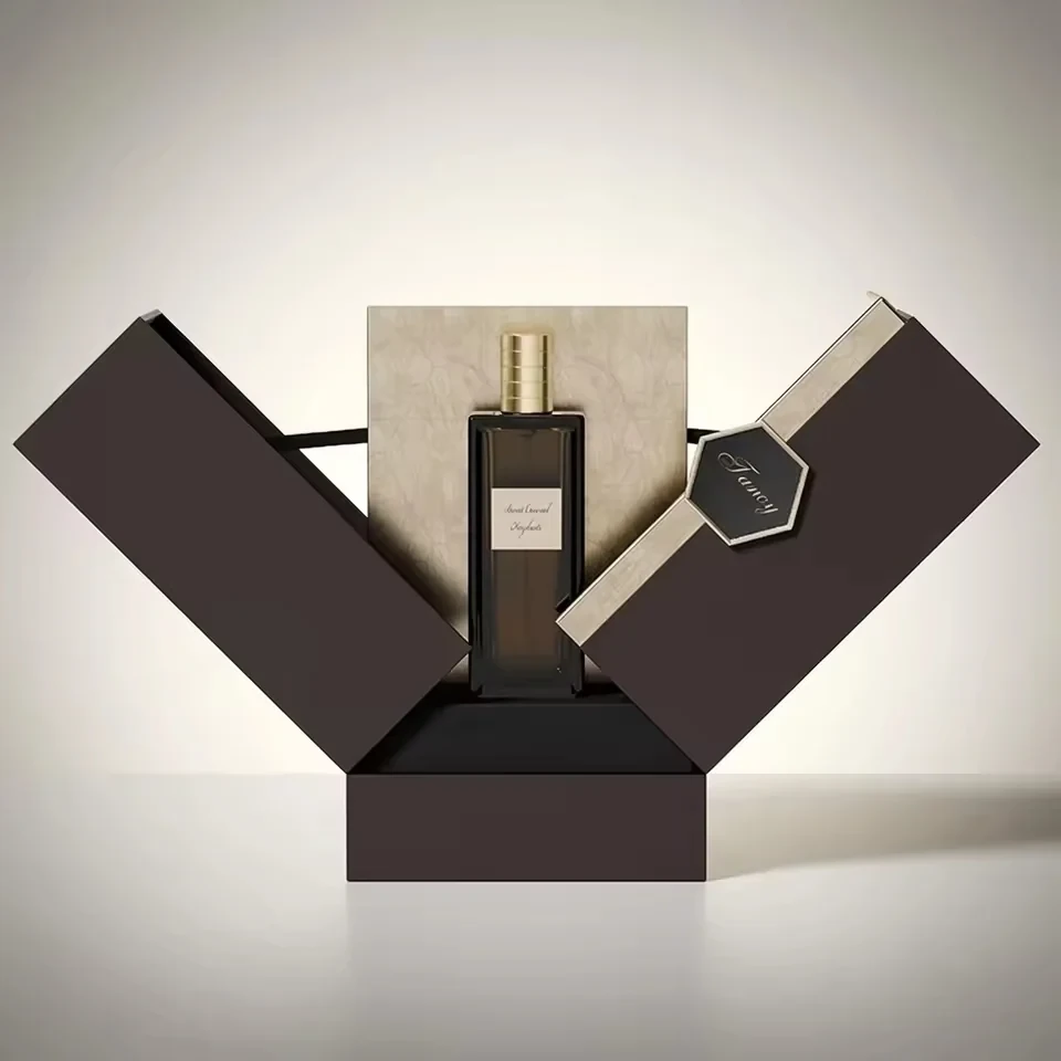 Gatefold Magnetic Perfume Box with Insert