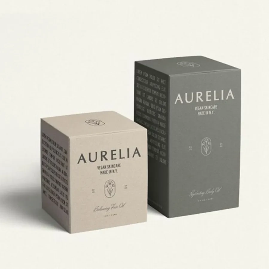 Printed Skincare Carton Pair
