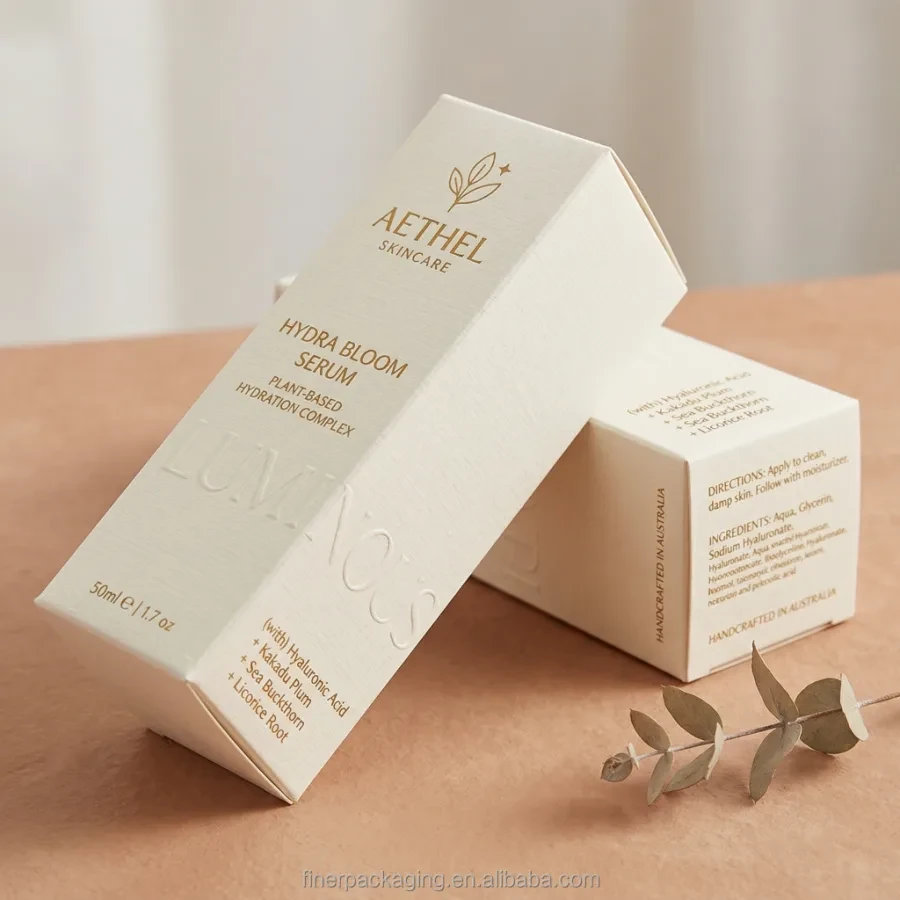 Cream Lip Product Carton Pair