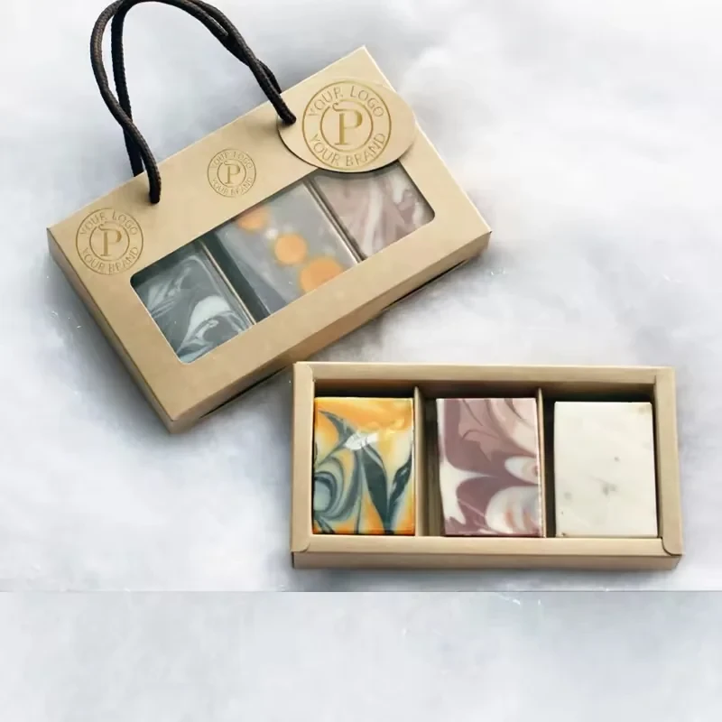 Kraft Drawer Soap Gift Box
