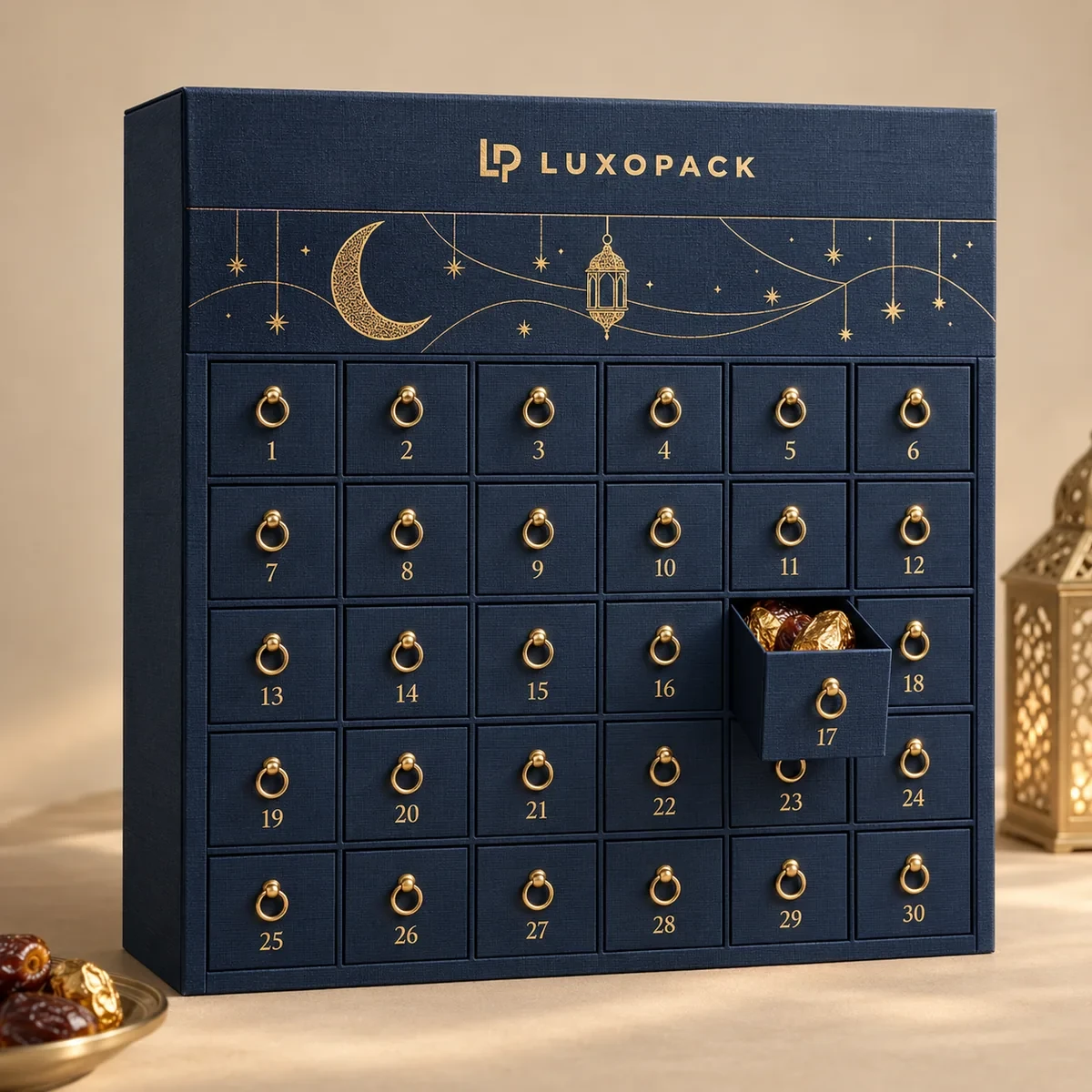 Lantern-Style Calendar Drawer Box
