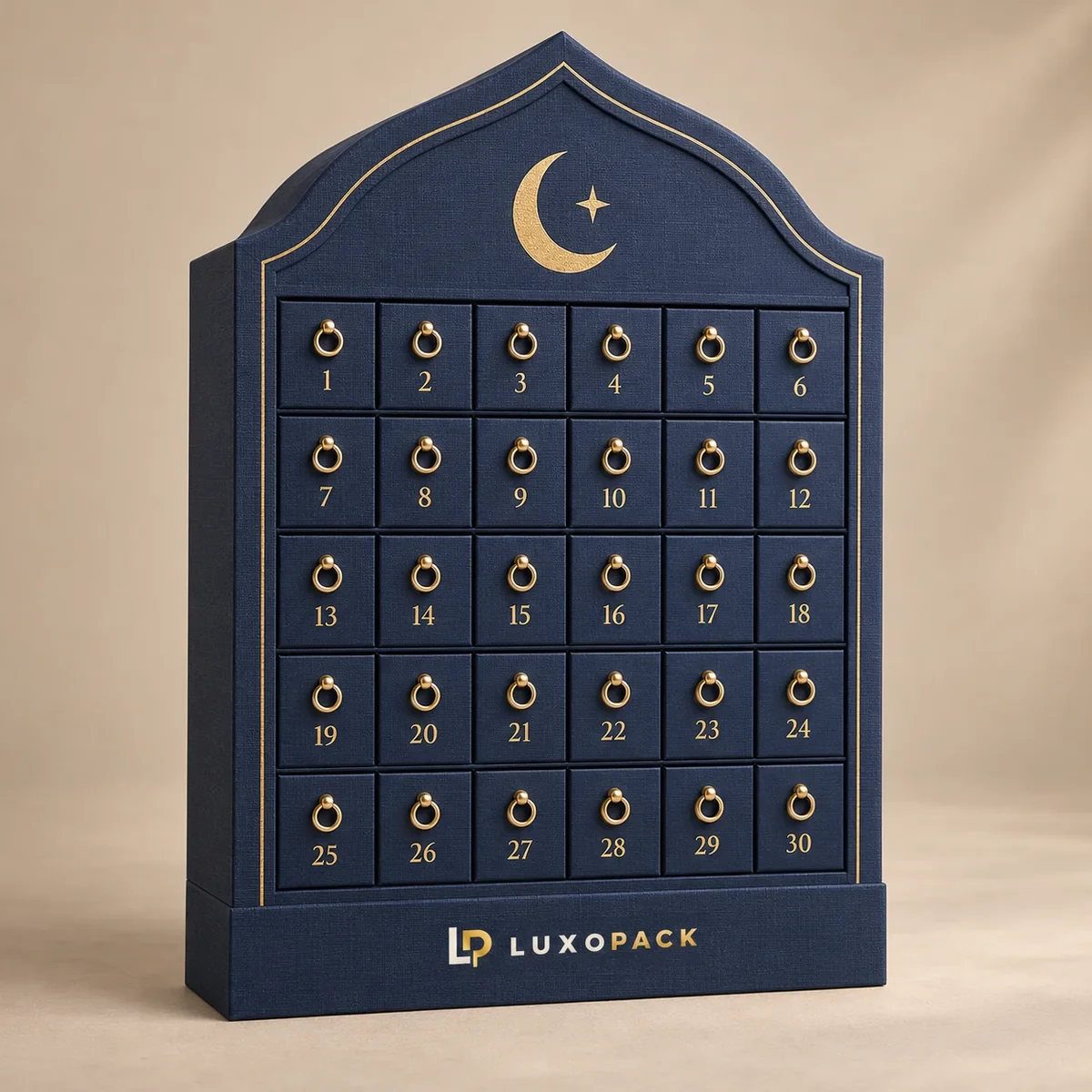 Arched Calendar Drawer Box