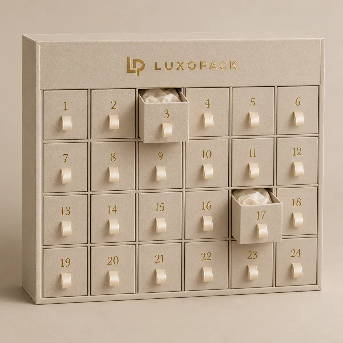 Advent Calendar Multi-Drawer Box