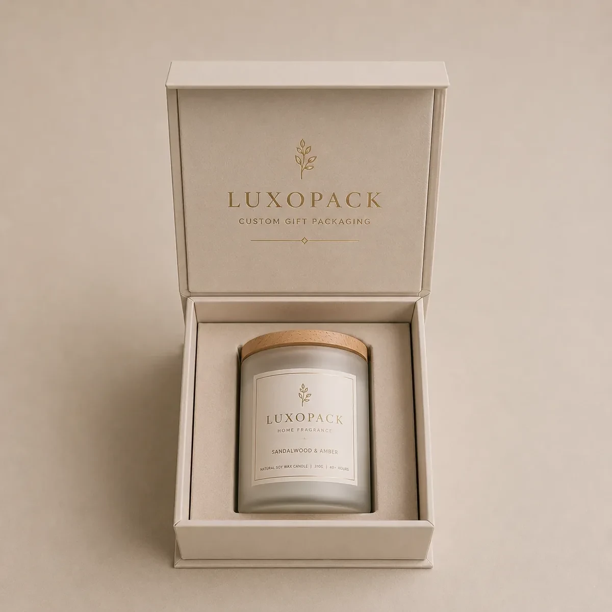 Candle Presentation Box with Insert