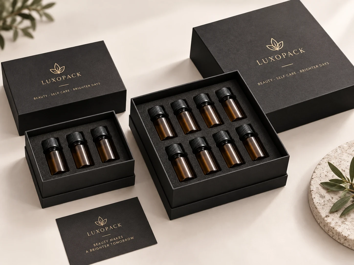 Vial Presentation Box with Fitted Insert