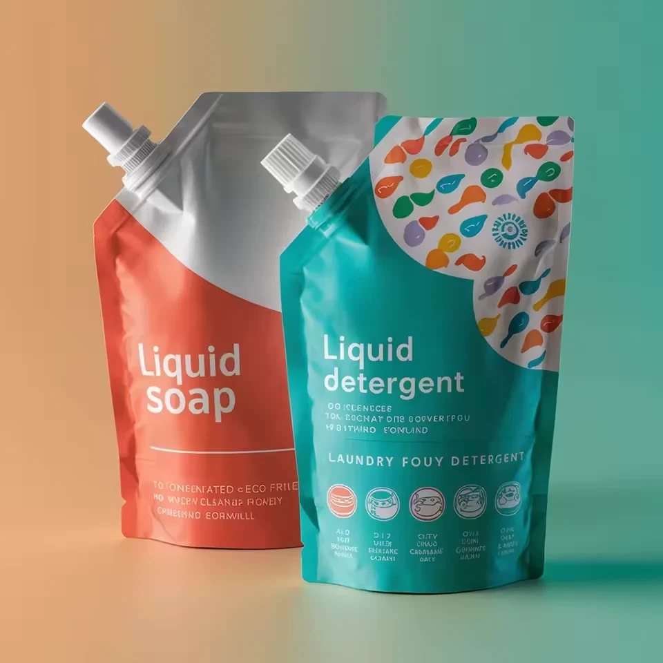 Shampoo & Detergent Spout Pouch