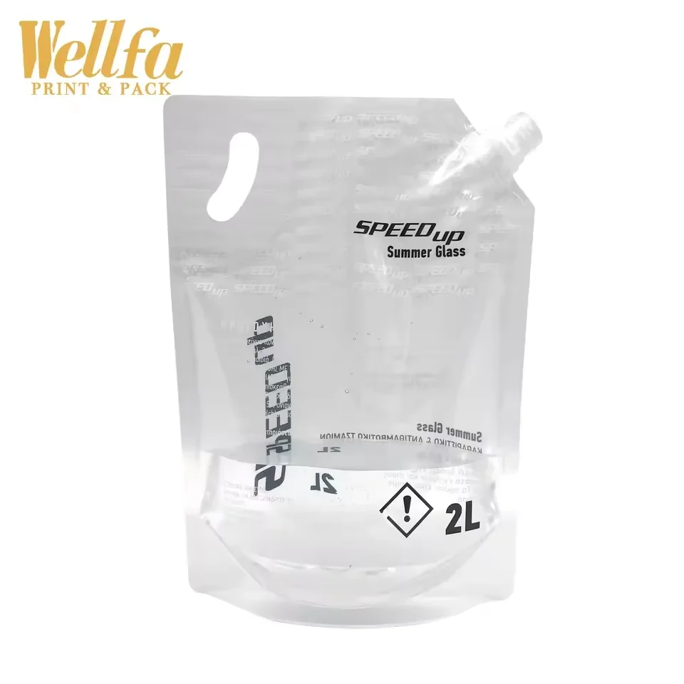 Clear Liquid Spout Pouch