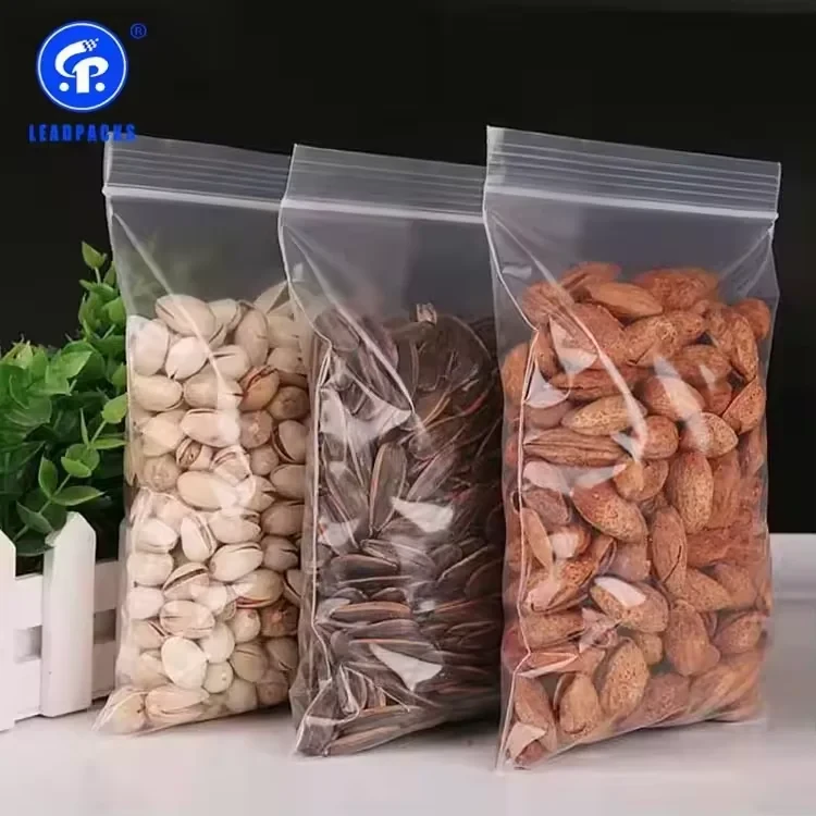 Clear Nut & Seed Flat-Bottom Pouch