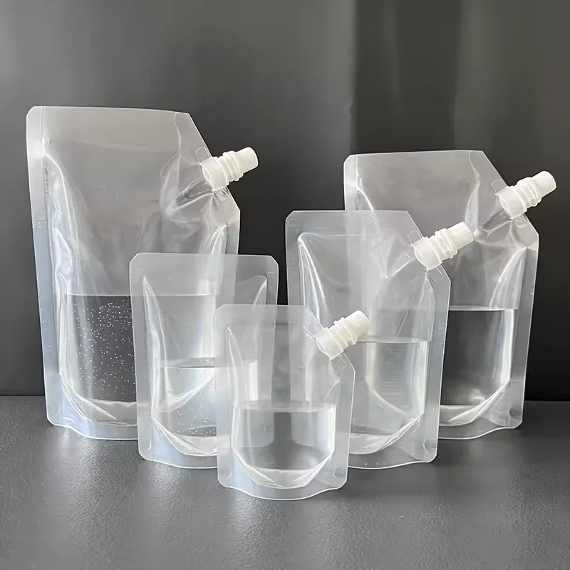 Clear Beverage Spout Pouch