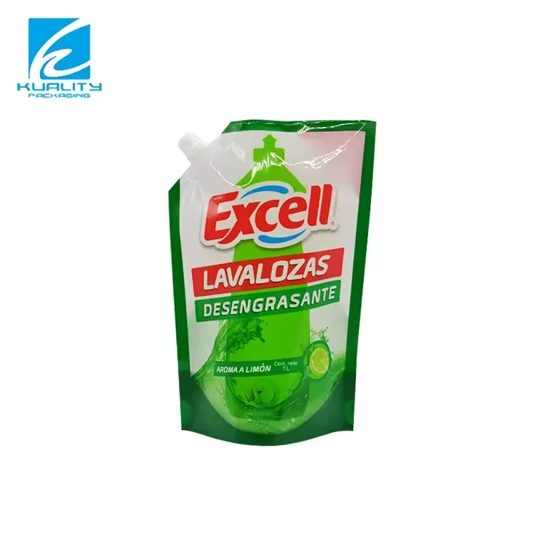 Dishwashing Liquid Spout Pouch