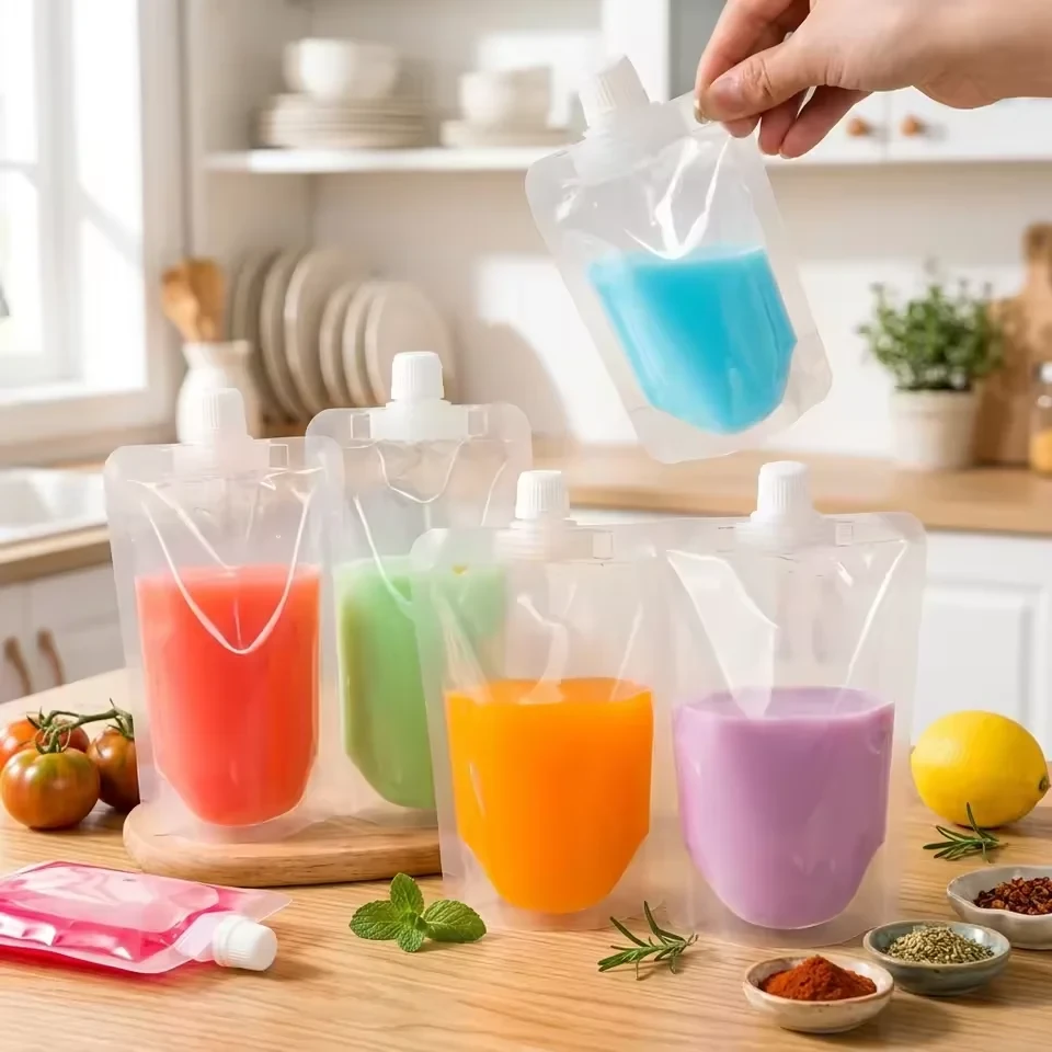 Clear Beverage Spout Pouch