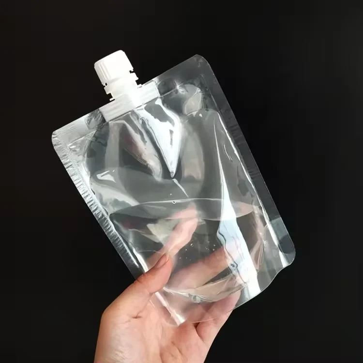 Clear Beverage Spout Pouch