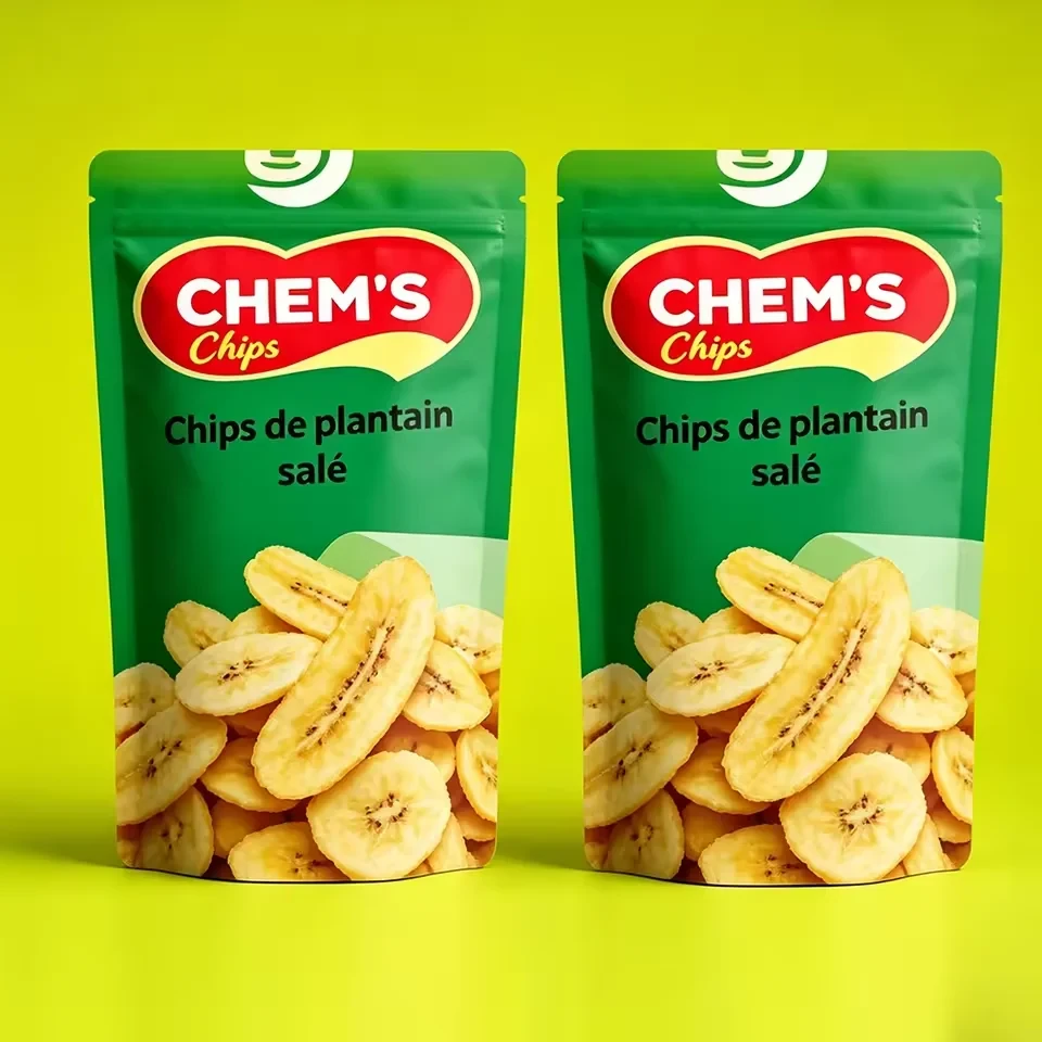 Banana Chip Stand-Up Pouch